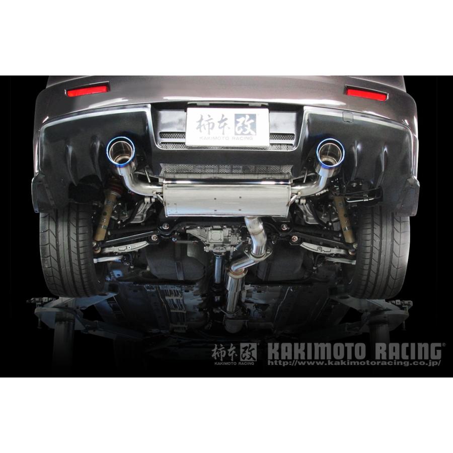 柿本改　二本出しマフラー　ランエボ10 ランエボx 中古　値下げ 柿本_改]CBA-CZ4A ランサーエボリューション10_ランエボ10(4B11