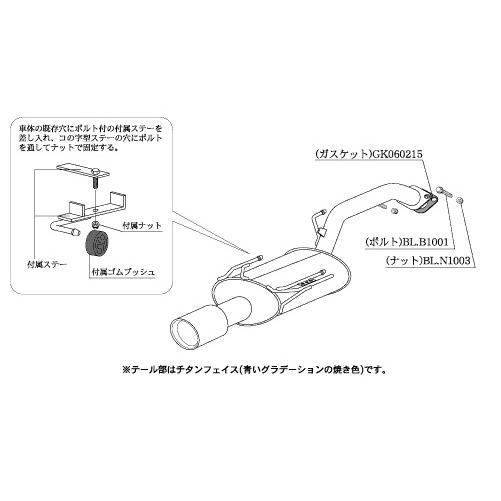 柿本改 マフラー Class KR NISSAN ノートNISMO S〔N713103〕| カキモト