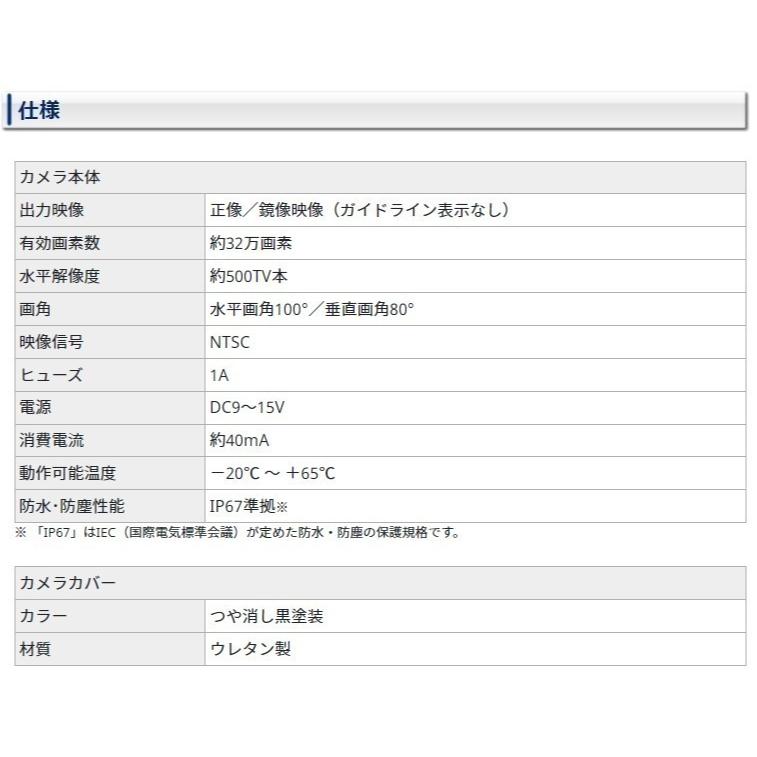 Data System（データシステム） 車種別サイドカメラキット シングル
