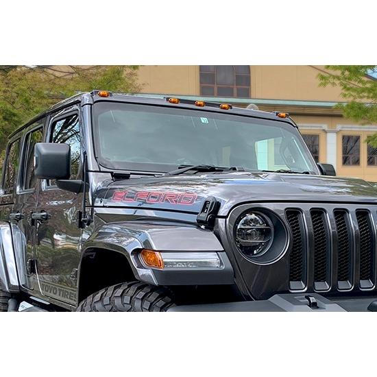 JLラングラー ルーフマーカー　エルフォード　ライト　elford ジープ ELFORD ジープ ラングラー ルーフマーカーランプ アンリミテッド
