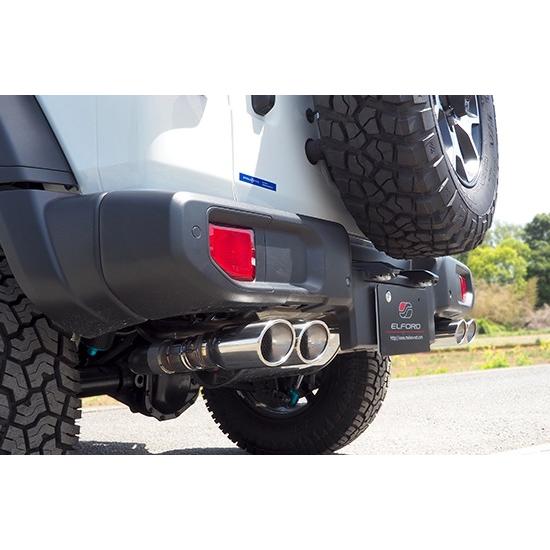 ELFORD ジープ ラングラー ウルトラパフォーマンスマフラー