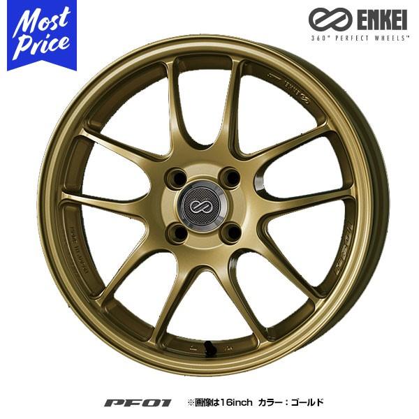 [美品] ホイール　ENKEI PF01 18インチ　5x114.3 ENKEI（エンケイ） パフォーマンスライン PF01 ピーエフ ゼロワン 18