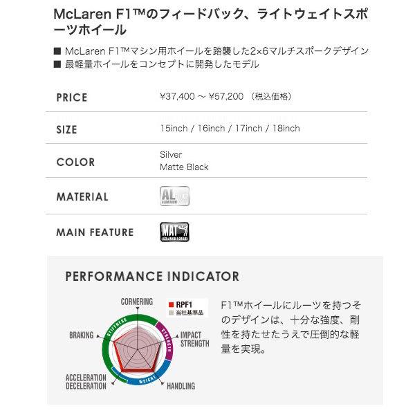 ①ENKEI RPF1 エンケイ 17インチ 8J＋45 5H-114.3 2本 RPF1｜製品｜ENKEI WHEELS