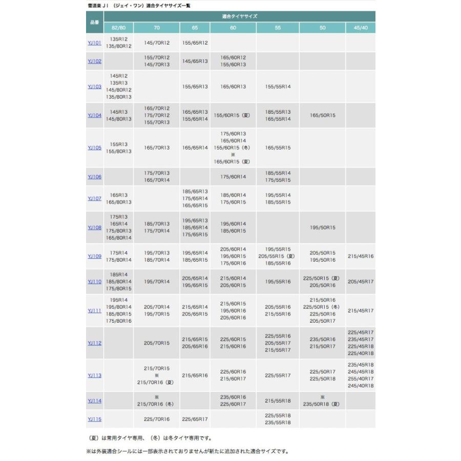 FEC　金属チェーン　取付簡単　はしご型　40R18　215　60R17,225　70R16夏,215　雪道楽J1　50R18,245　65R16,215　〔YJ113〕　50R17,225　など