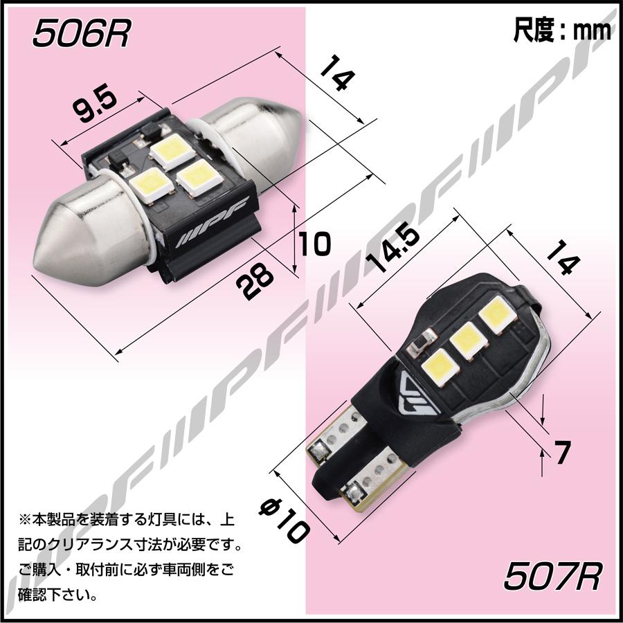 IPF LED ハイパワールームランプバルブ 1個入〔506R〕T10x31 IPF LED ハイパワールームランプバルブ 1個入〔506R〕T10x31
