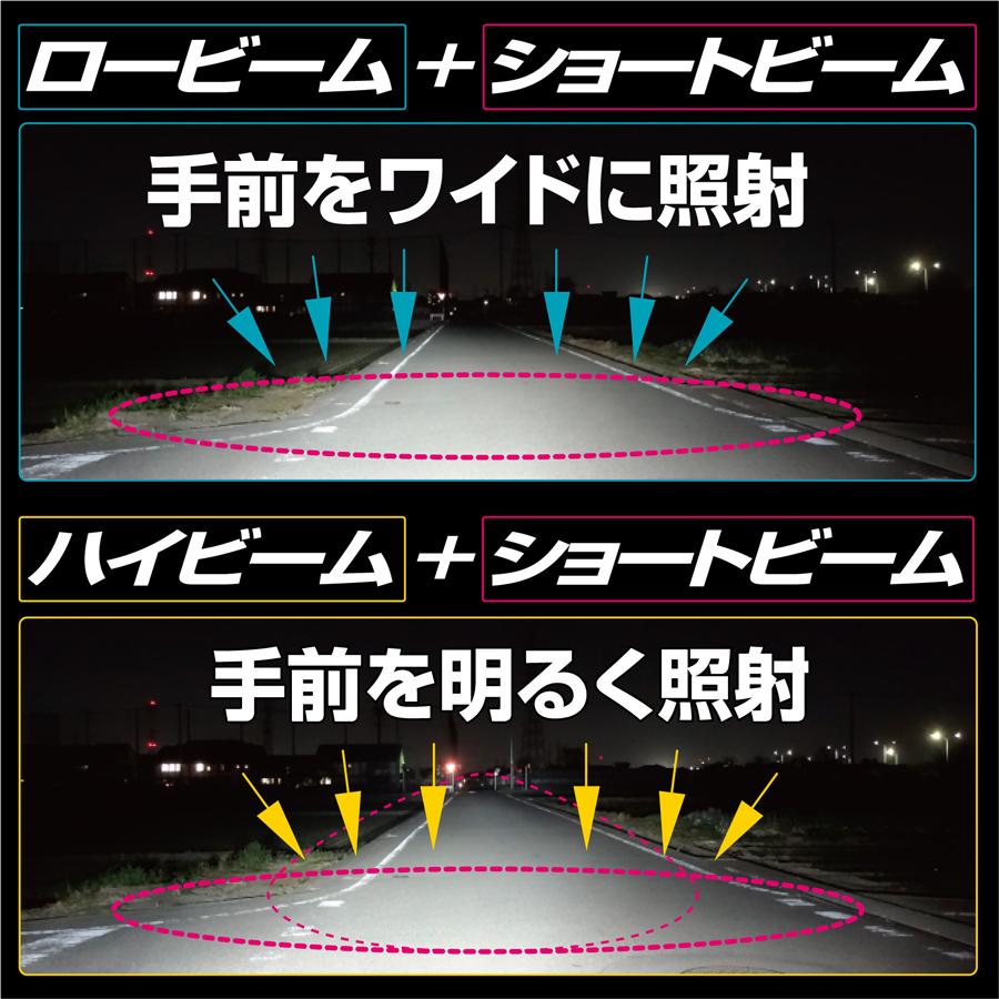 IPF IPF LED エフェクター2 ヘッド&フォグバルブ6500K シリーズ H4
