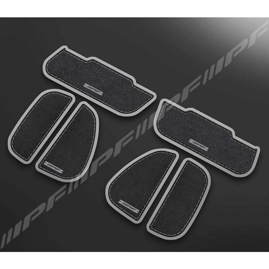 IPF ドアハンドルプロテクターfor 200系ハイエース ブラック 6枚入り