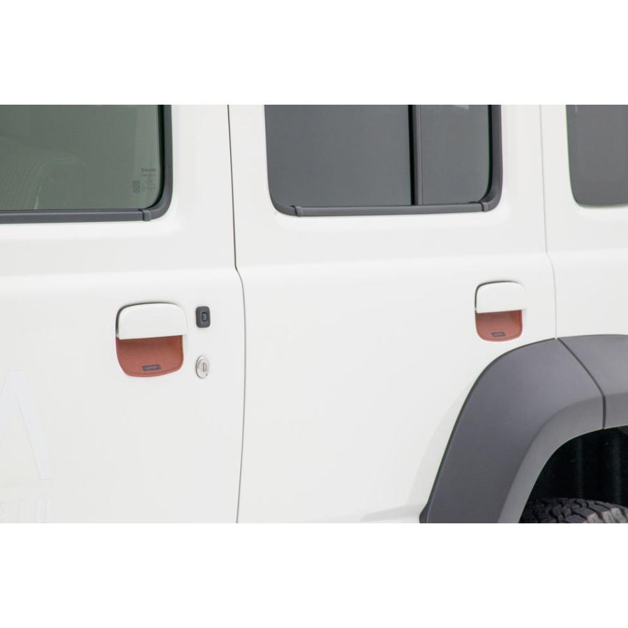 注目! 15%OFF! ノマド IPF 新品ドアハンドルプロテクター 茶 IPF ドアハンドルプロテクター for ジムニーノマド ブラウン 5枚入り