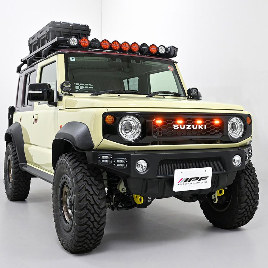 IPF グリルマーカー for ジムニー オプショングリル アンバー 〔EXJ-13
