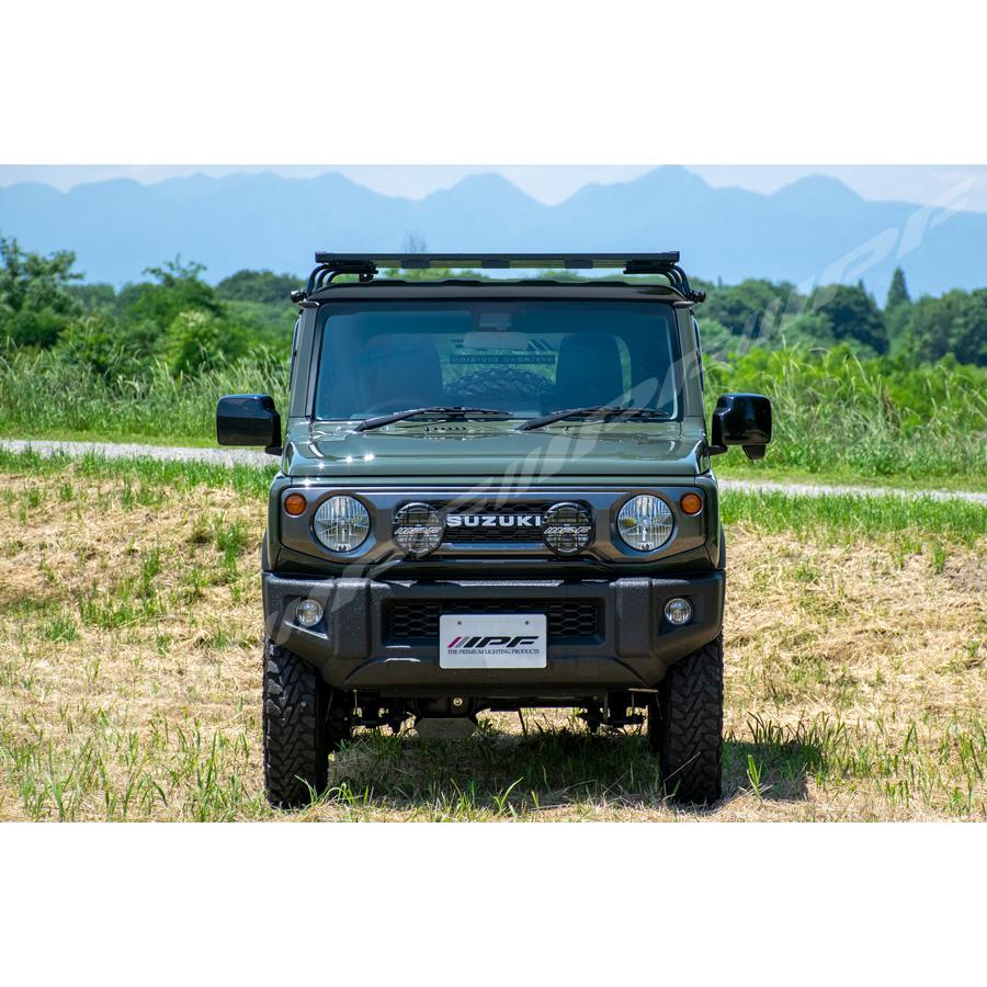 IPF EXP ルーフラック 用 風切音抑制プレート〔EXR-02P〕| JIMNY