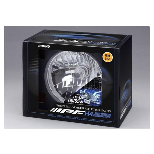 IPF MULTI REFLECTOR HEAD LAMP 〔HL-42〕〔ポジション無〕 ノーマル 1個入 | アイピーエフ ヘッドランプ 車検対応 HL42