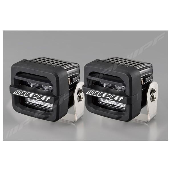 ブランド IPF(アイピーエフ) フォグライト　2個セット IPF IPF 600SERIES 2inch CUBE ドライビングフォグランプ (2個入) 〔S