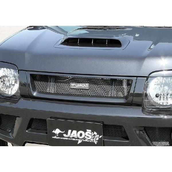 JAOS ジャオス フロントグリル 〔B060512〕 ジムニー JB23/33/43系（未塗装：白ゲルコート）