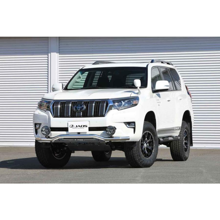 JAOS/フロントスキッドバー/プラド 150系 週末値下げ JAOS（ジャオス） フロントスキッドバー ポリッシュ/ブラック トヨタ