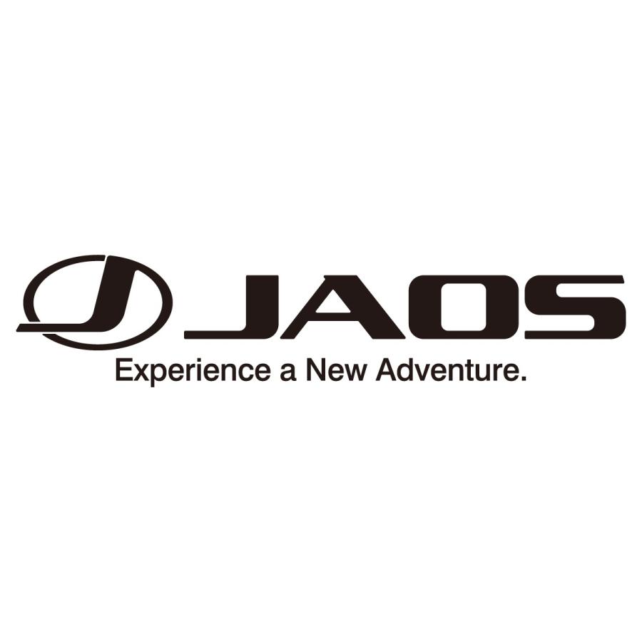 4枚　JAOS ジャオス　ステッカー　Size M ブラック JAOS（ジャオス） ステッカー M ブラック 汎用〔B651031〕 : モースト