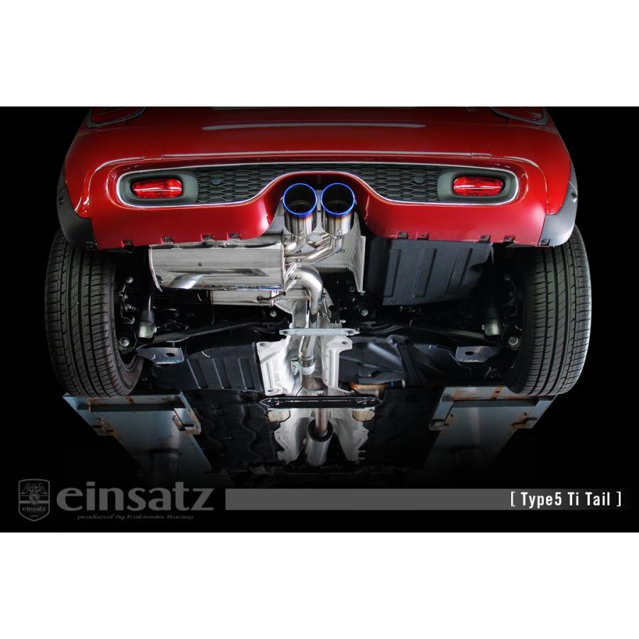 柿本改 einsats 柿本 改 S-622 マフラー MINI 3ドア F56 チタン