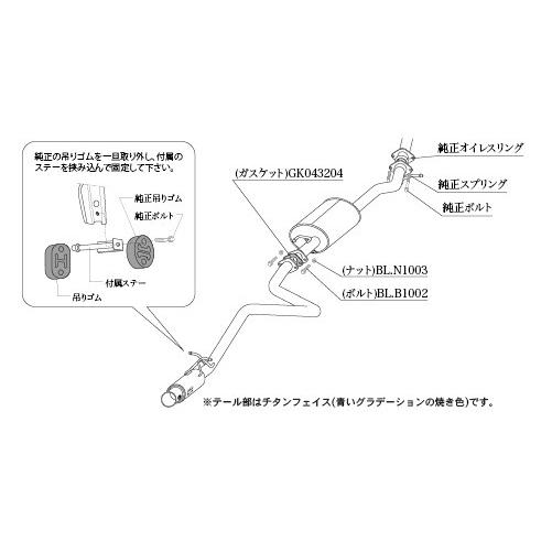柿本改 マフラー GTbox 06&S〔S44337〕| カキモト キャロル アルト