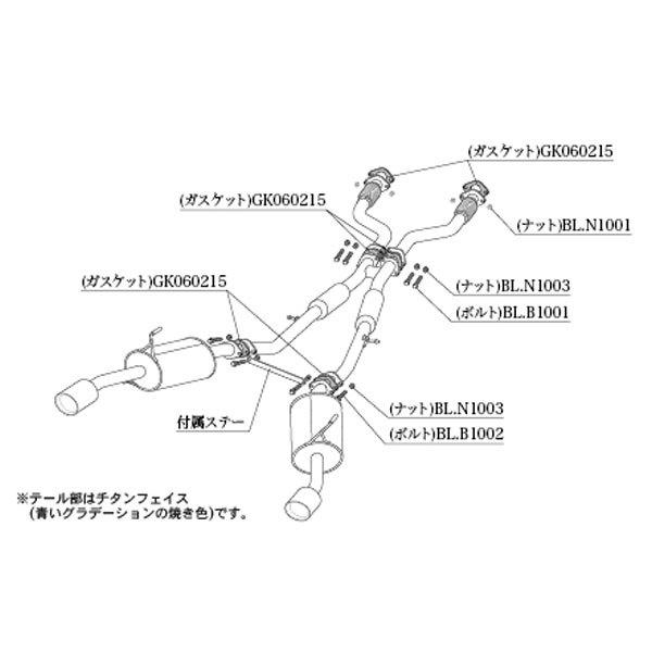 柿本改 柿本 改 マフラー スカイライン 400R GT Class KR センター付