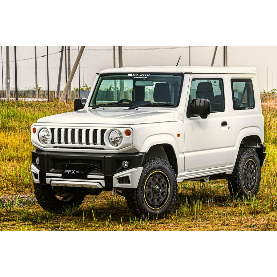 タイヤホイールセット ジムニー JB64 16インチ トーヨータイヤ オープンカントリー A/T3 175/80R16 PPX 4本セット | 共豊 AME サマータイヤ 5本選択可の画像