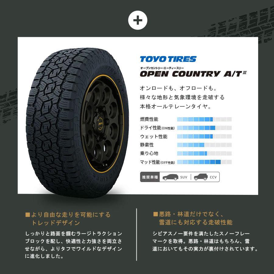 タイヤホイールセット デリカD5 16インチ トーヨータイヤ オープンカントリー A/T3 225/70R16 PPX DD-V6 GX16 D10X MK6 4本セット | AME サマータイヤ タイヤ4本の画像