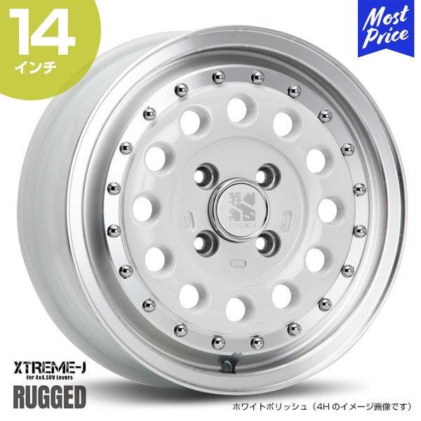 エクストリームJ XTREME-J ラギッド RUGGED 14インチ 5.0J 45/35 4-100 