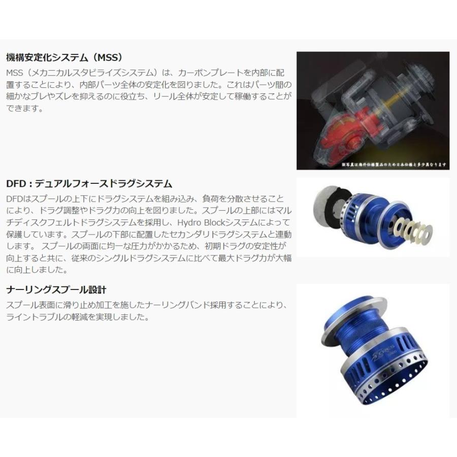 okuma Azores スピニングリール〔AZORES-16000P〕| オクマ アゾレス デュアルフォースドラグシステム ジギング マグロ フィッシング 釣り｜mostprice｜02