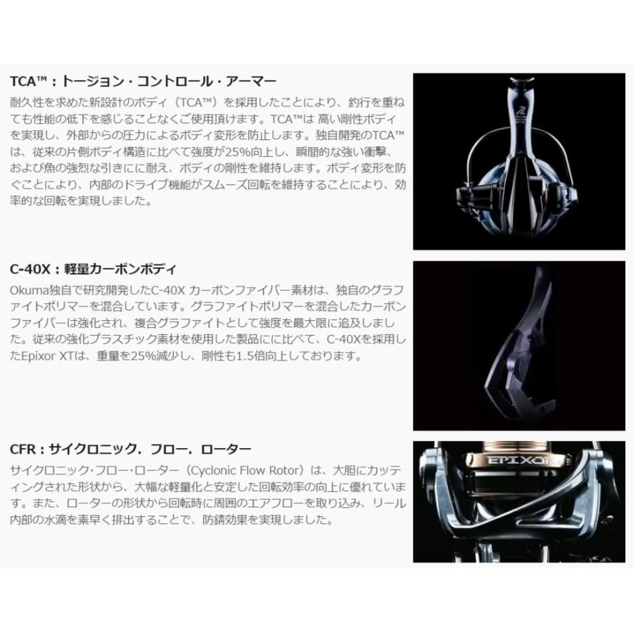 オクマ okuma EPIXOR XT plus スピニングリール〔EPXT-30PLUS