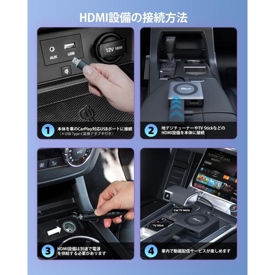 ottocast オットキャスト Car TV Mate MAX〔CA361-C4〕| HDMI