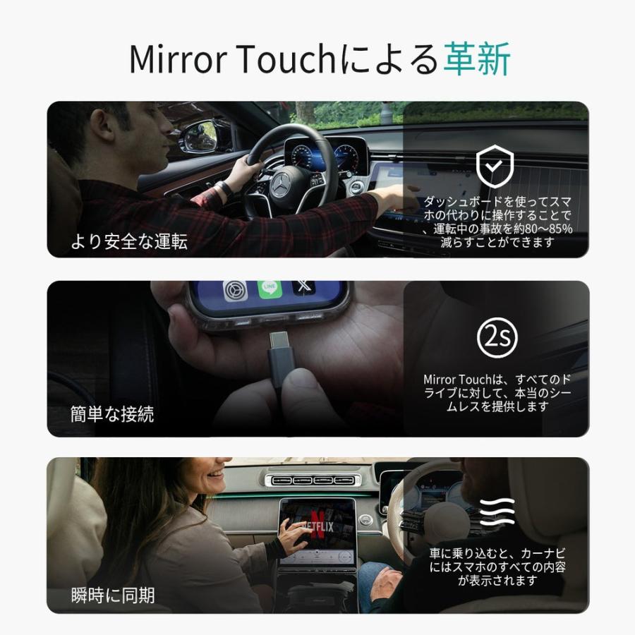 ottocast オットキャスト OTTOCAST Mirror Touch アダプター〔CA450
