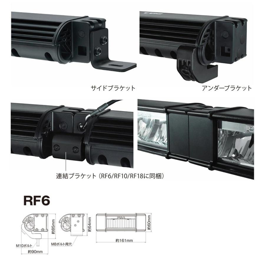 PIAA ピア LEDライトバー RF6 海外モデル〔DKRF67X〕| LEDランプ 