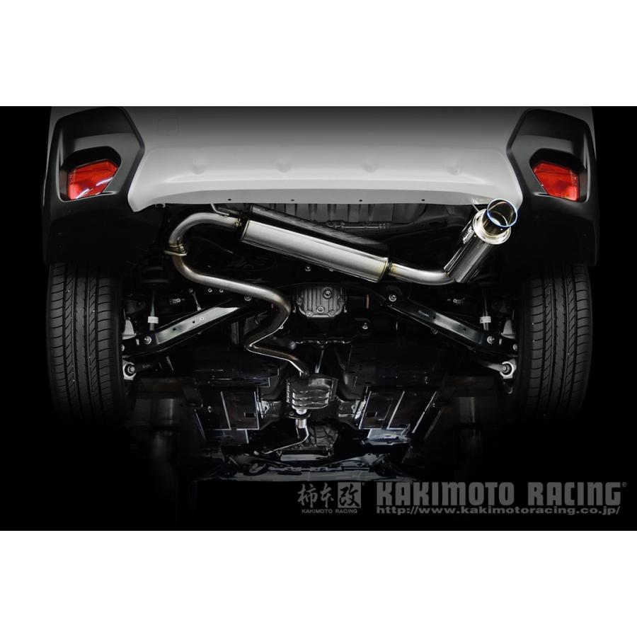 柿本改 カキモト マフラー Regu.06&R インプレッサ XV リアピースのみ