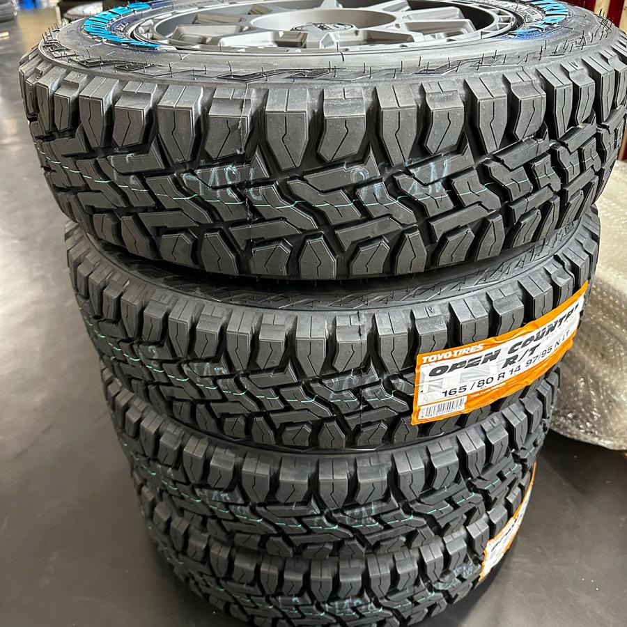 共豊 165/80R14 プロボックス ゴツゴツタイヤホイールセット 共豊 165/80R14 プロボックス ゴツゴツタイヤホイールセット