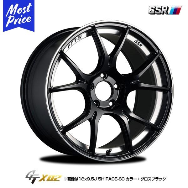 SSR GTX02 18インチ　ホイール•タイヤセット　1本 SSR SSR GTX02 ジーティーエックスゼロツー 18インチ 7.5J 48 5-100