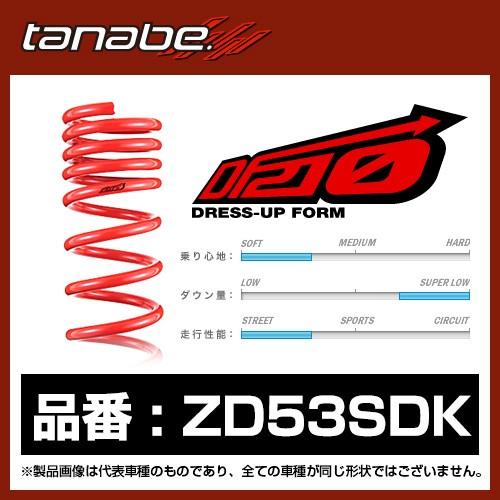 タナベ TANABE ローダウンスプリング SUSTEC DF210 スイフト 2017年1月