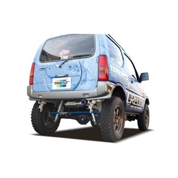 TRUST トラスト パワーエクストリームRマフラー 〔10193301〕| SUZUKI ジムニー JB23W 4WD JIMNY スポーツマフラー 車検対応｜mostprice｜02