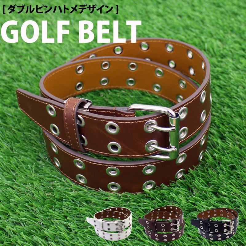 ゴルフベルト メンズ ゴルフウェア フリーサイズ ダブルピン アクセサリー 小物 ホワイト 白 ブラック 黒 Belt 42 Most 人気メンズ服通販のmostshop 通販 Yahoo ショッピング