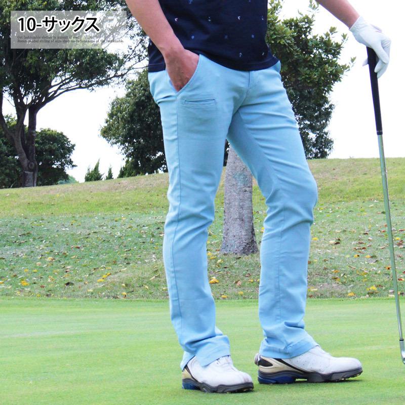 ゴルフウェア メンズ ゴルフパンツ nStinger 裾スリット