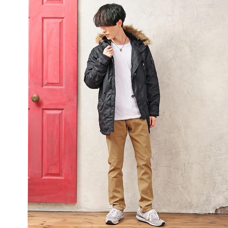 売れ筋アイテムラン アウター メンズ N 3b N3b モッズコート 中綿ジャケット ファー ミリタリージャケット ブルゾン ジャンパー ミリタリーコート 中綿コート 秋冬 G Grafiti Si