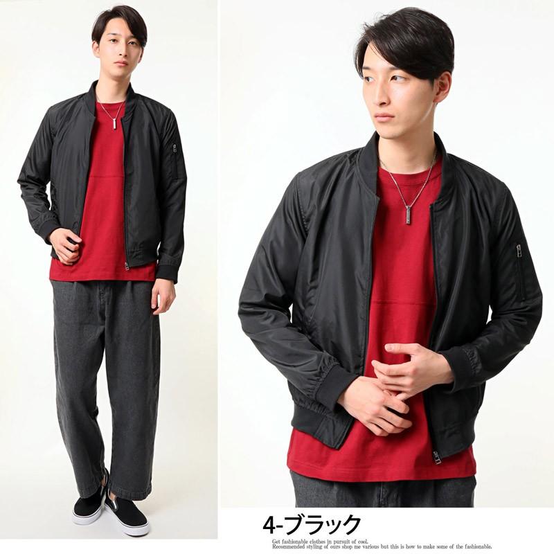 MA-1 メンズ MA1 ミリタリージャケット ブルゾン ライトアウター