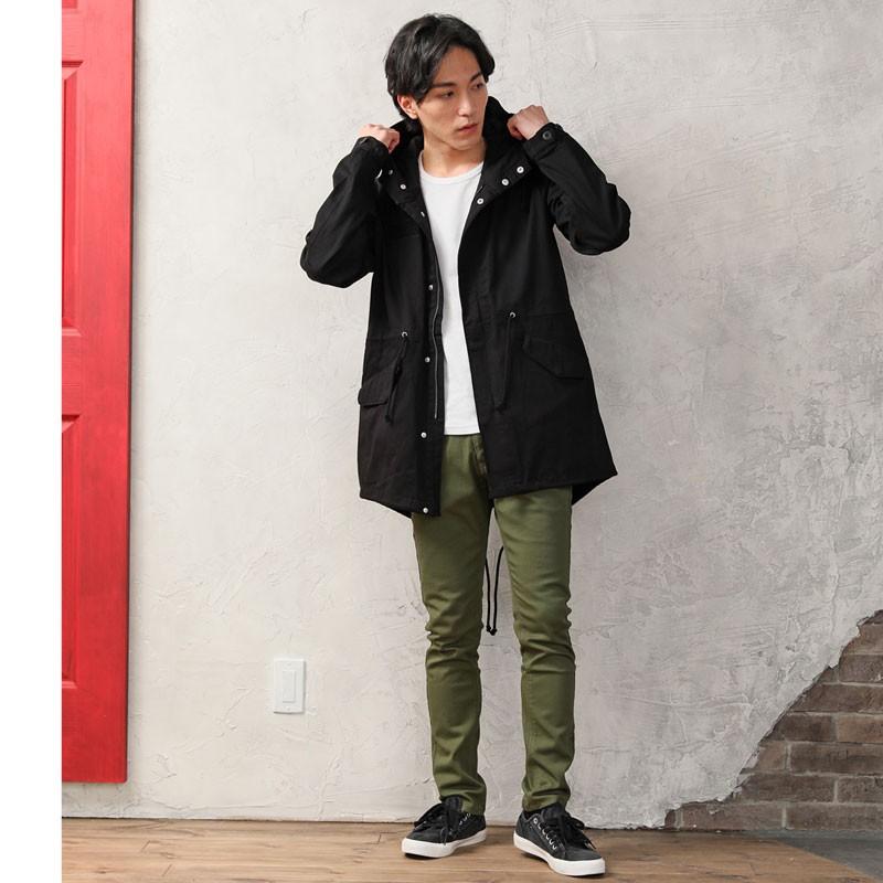 モッズコート メンズ ミリタリージャケット ストレッチツイル ブルゾン パーカー ロングコート ハーフ丈 無地 スプリングコート 春新作 春服 Jkt 138 Most 人気メンズ服通販のmostshop 通販 Yahoo ショッピング