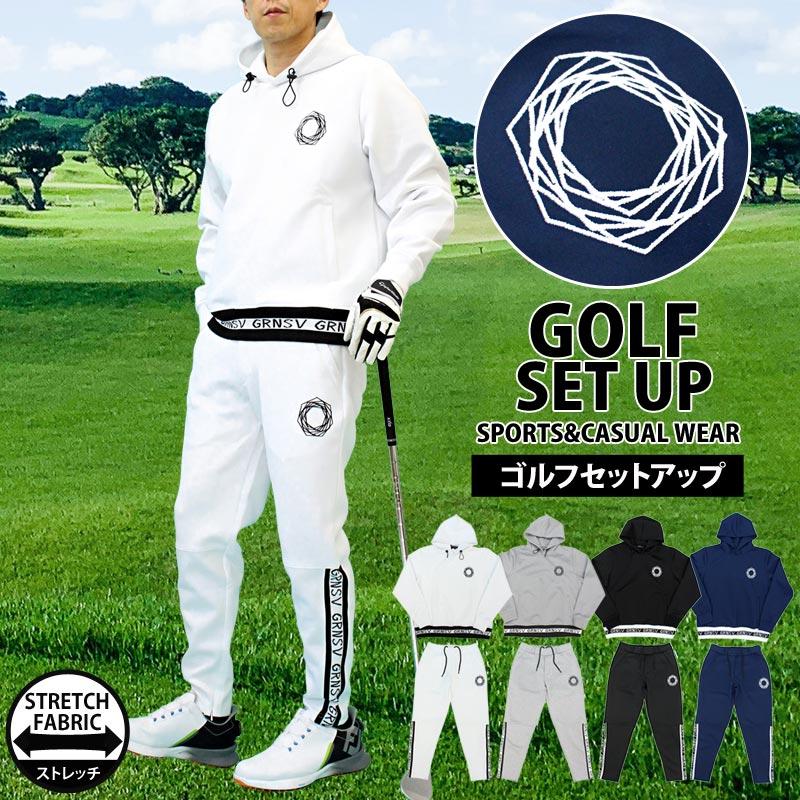 新品☆上下セットアップ海外輸入ラッキーインラブテニスゴルフウエアUSS日本M-L セール】ゴルフウェア 上下セットアップ ニットフリース トレーナー