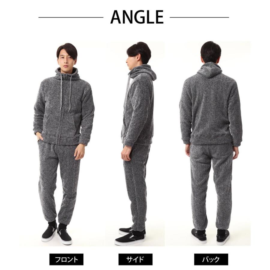 センクリ フリースパーカー セットアップ