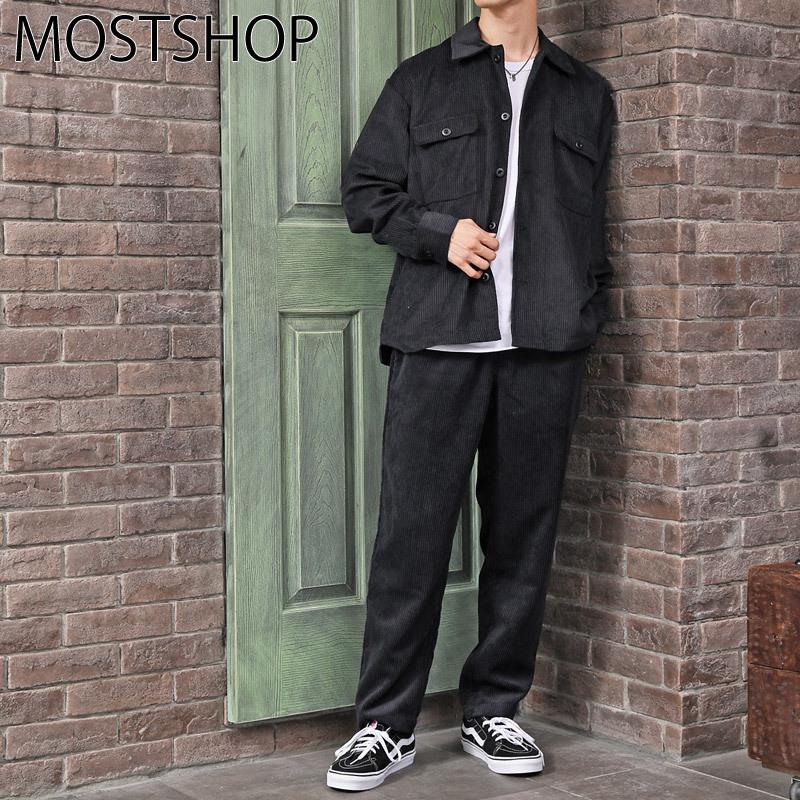 セットアップ メンズ 上下セット カジュアルスーツ コーデュロイ Cpoシャツジャケット シェフパンツ テーパードパンツ 無地 秋冬 Set 49 Most 人気メンズ服通販のmostshop 通販 Yahoo ショッピング