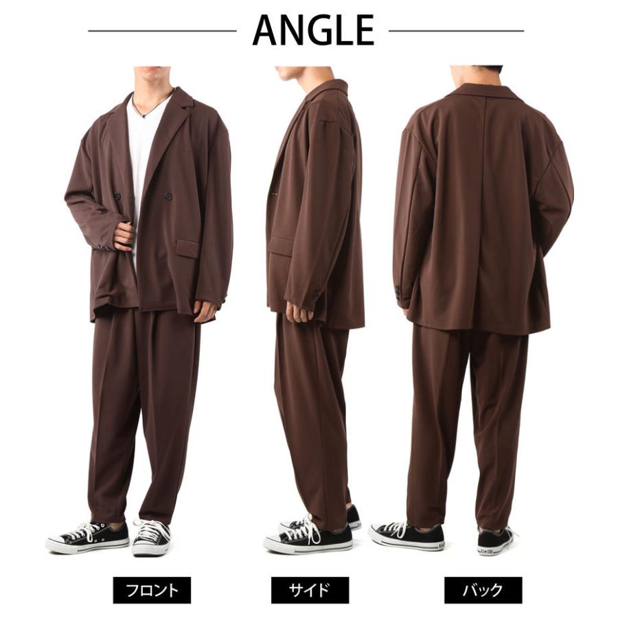 セットアップ メンズ カジュアルスーツ 上下セット ビッグシルエット