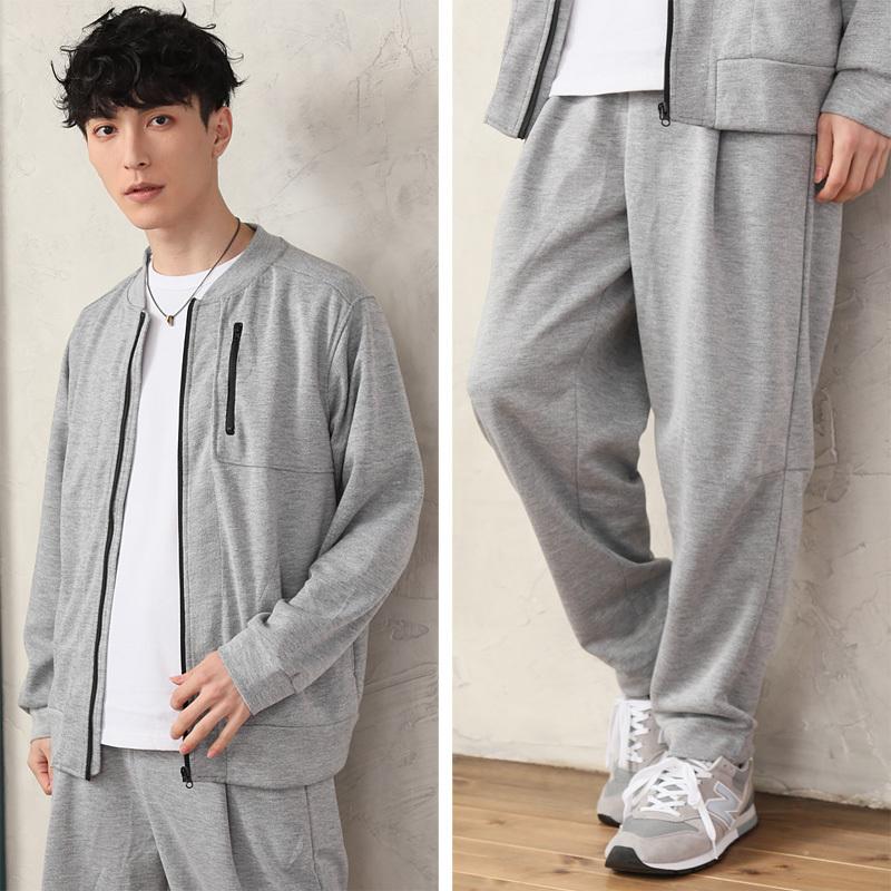 セットアップ メンズ 上下セット スウェットパンツ MA1 ワイドパンツ