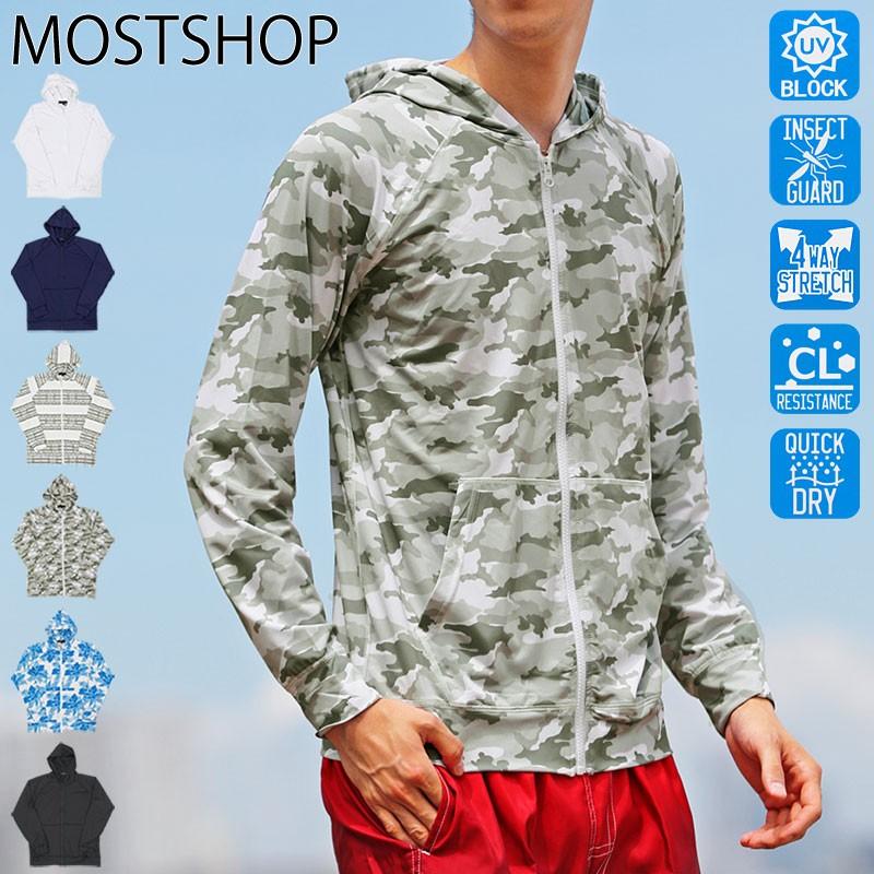 メンズラッシュガード メンズ水着 Uvカット ジップアップパーカー 4wayストレッチ素材 無地 カモフラ迷彩柄 オルテガ柄 ボタニカル柄 吸水速乾 水陸両用 Surf P 5 Most 人気メンズ服通販のmostshop 通販 Yahoo ショッピング