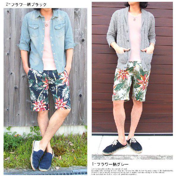 ショートパンツ メンズ ショーツ 花柄 リーフ柄 アラベスク柄 プリペラ織 ハーフパンツ 短パン Zc S Pants 24 Most 人気メンズ服通販のmostshop 通販 Yahoo ショッピング