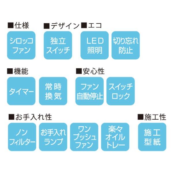 レンジフード ノーリツ NFG6S13MBA ブラック コンロ連動なし クララ 60cmタイプ スリム型ノンフィルター シロッコファン｜mot-e-gas｜02