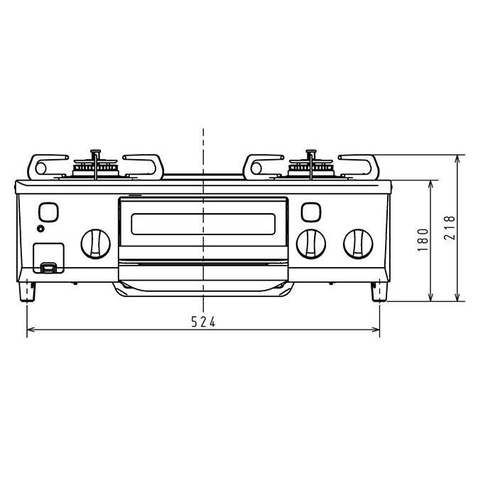 チャイルド ガスコンロ コンパクトサイズ56cm幅タイプ もっとeガス 通販 Paypayモール Pa S71b