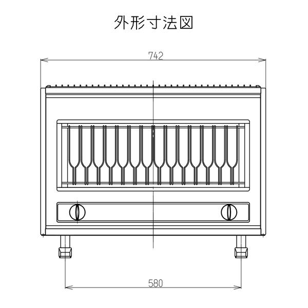 ガスストーブ 年製 リンナイ  都市ガス用 暖房器具 ガス赤外線ストーブ